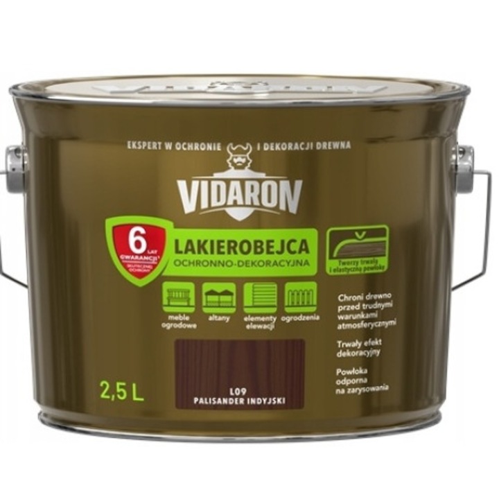 Lac decorativ, Vidaron, 2.5 L, Maro