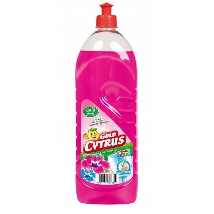 Detergent vase, Gold Drop, Floral, 5L