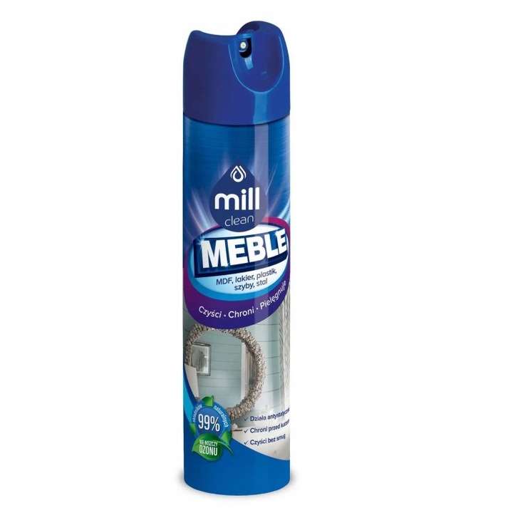 Spray pentru mobilier, Mill Clean, 250 ml, Multicolor
