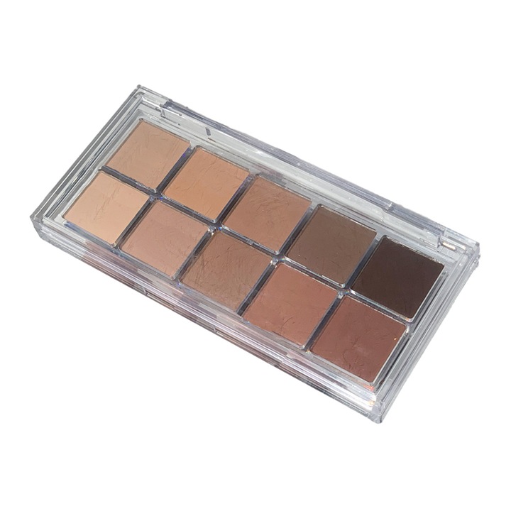 QttvbTna szemhéjfesték paletta, 10 semleges árnyalat, natúr vagy füstös hatású, többszínű