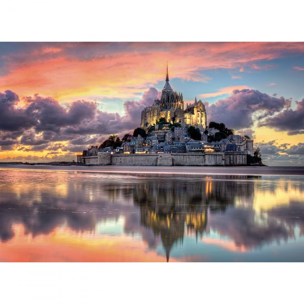 Puzzle Clementoni - Le magnifique Mont Saint-Michel, 1000 piese