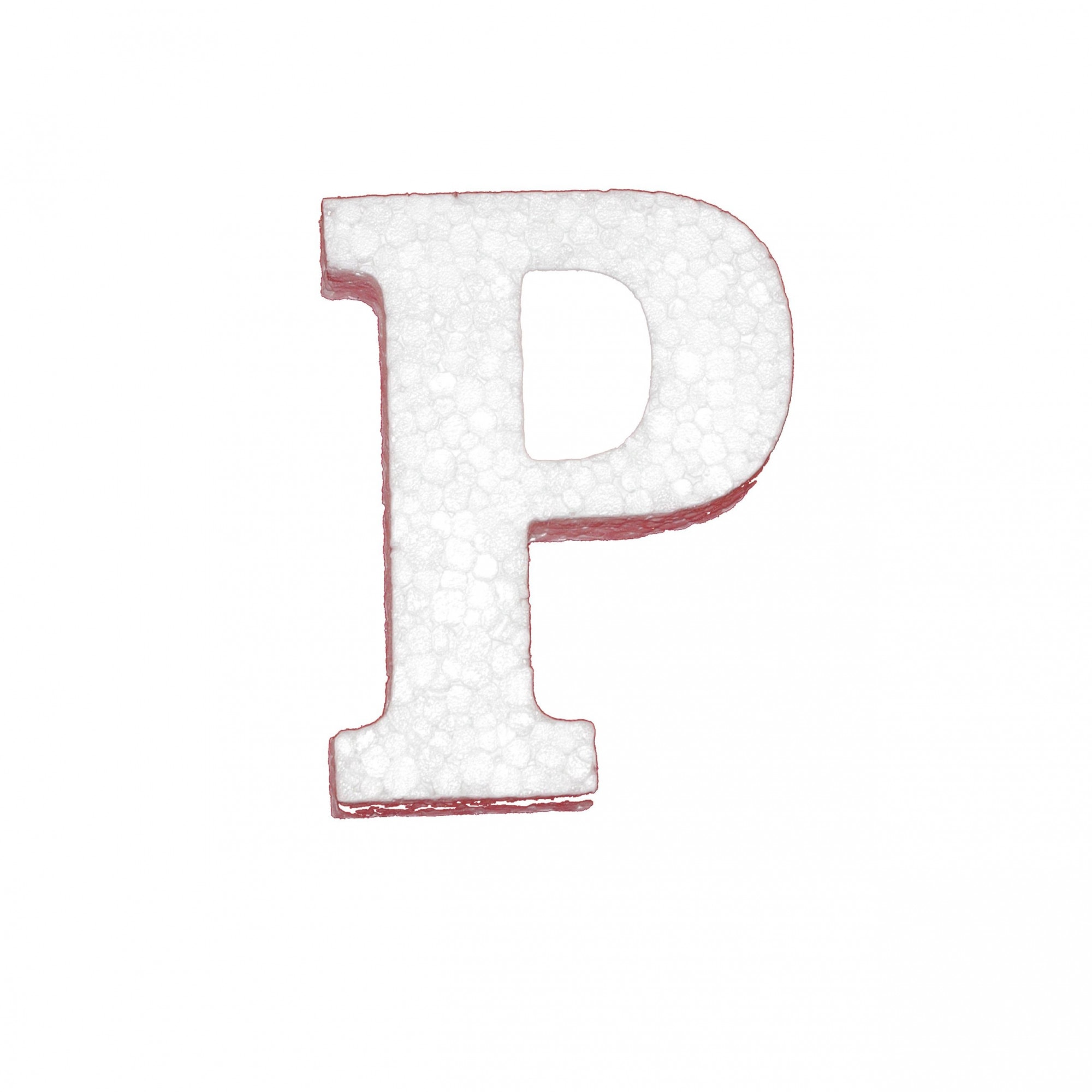 Litera P Polistiren