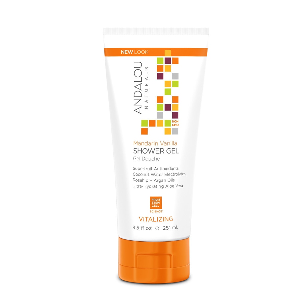 Gel de dus vitalizant Secom Andalou Naturals Mandarin Vanilla 251 ml