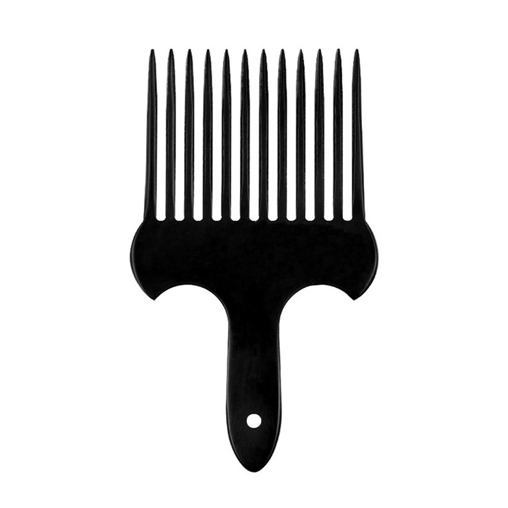 Pieptene pentru frizeri, Cozevdnt, ABS, 10 x 17 cm, Negru