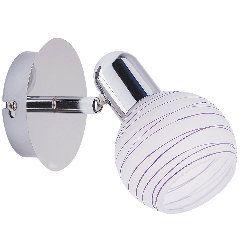 Aplica perete Rabalux Aurel lilac, E14