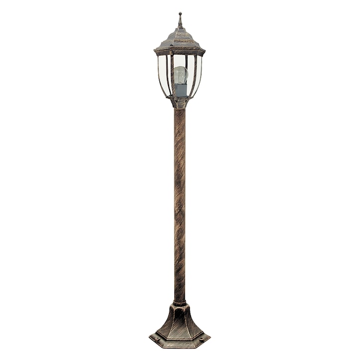 Градинска лампа Rabalux Nizza, E27, 104.5 см, Златист, IP43