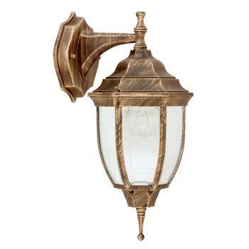 Felinar Rabalux Nizza, E27, cu varful in jos, antique gold, IP43 Felinar Rabalux Nizza, E27, cu varful in jos, antique gold, IP43