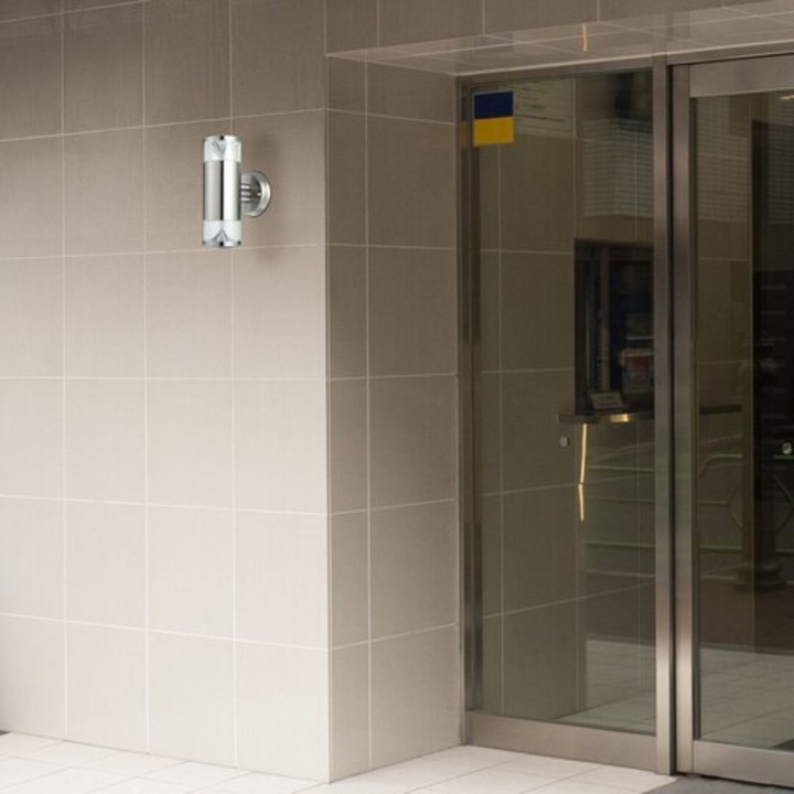 Felinar Rabalux Charlotte, otel inoxidabil, GU10, LED, IP44