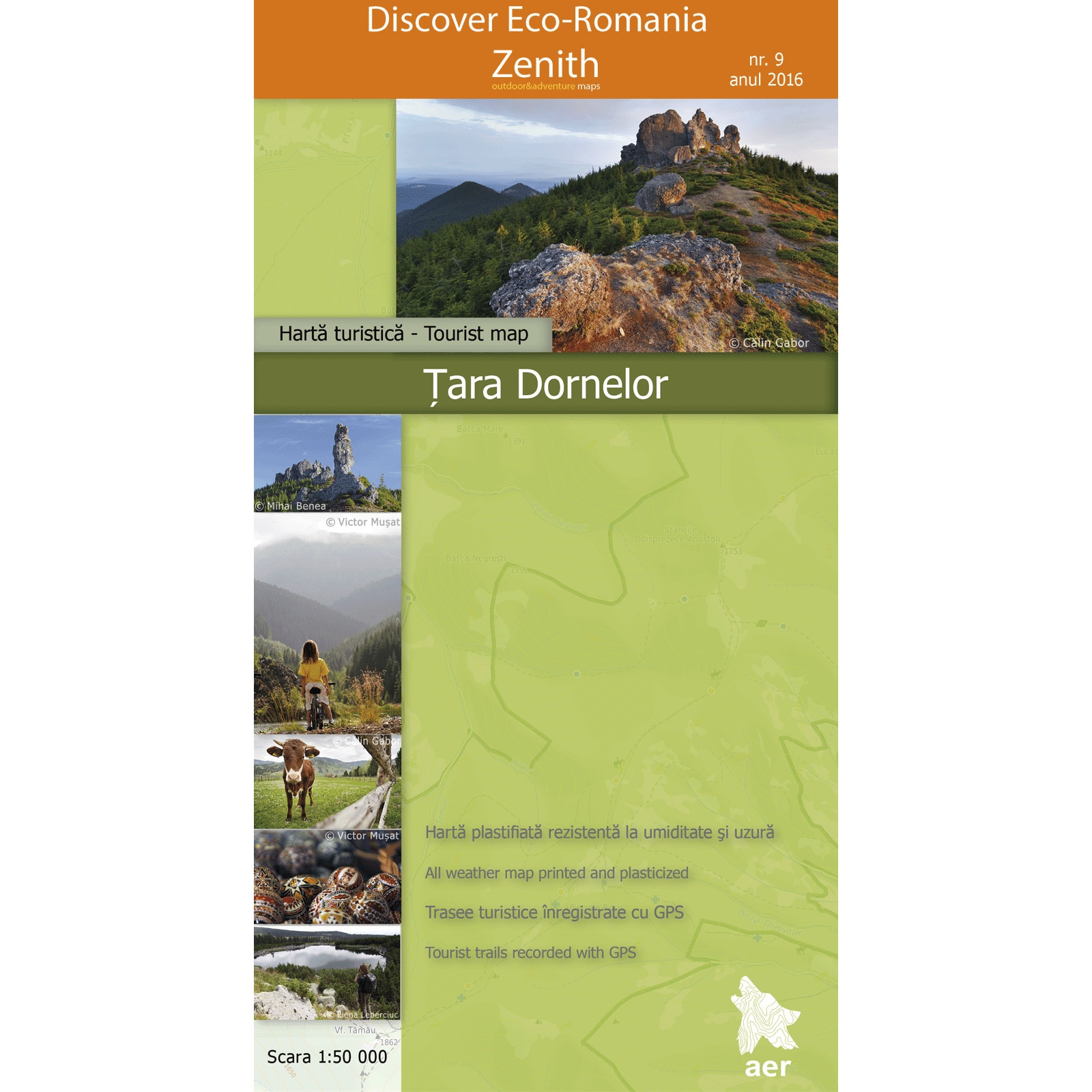 Harta turistica Tara Dornelor