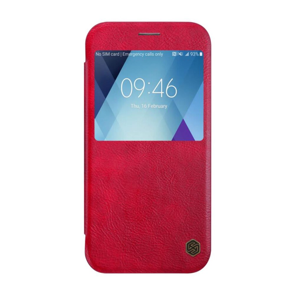 Husa Book Nillkin Qin pentru Samsung Galaxy A7 2017, rosu