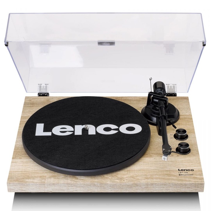 Lenco LBT-188PI Bluetooth Lemezlejátszó Wood, 213094, Hi-fi