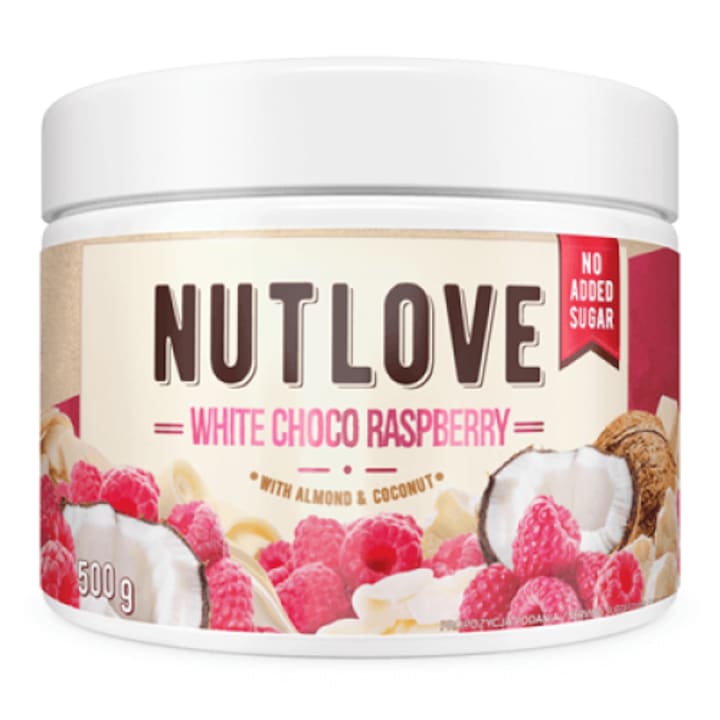 Crema Nutlove White Choco Raspberry, ALLNUTRITION, 500g