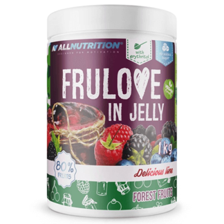 FRULOVE Zselében, ALLNUTRITION, Bogyók 1000g
