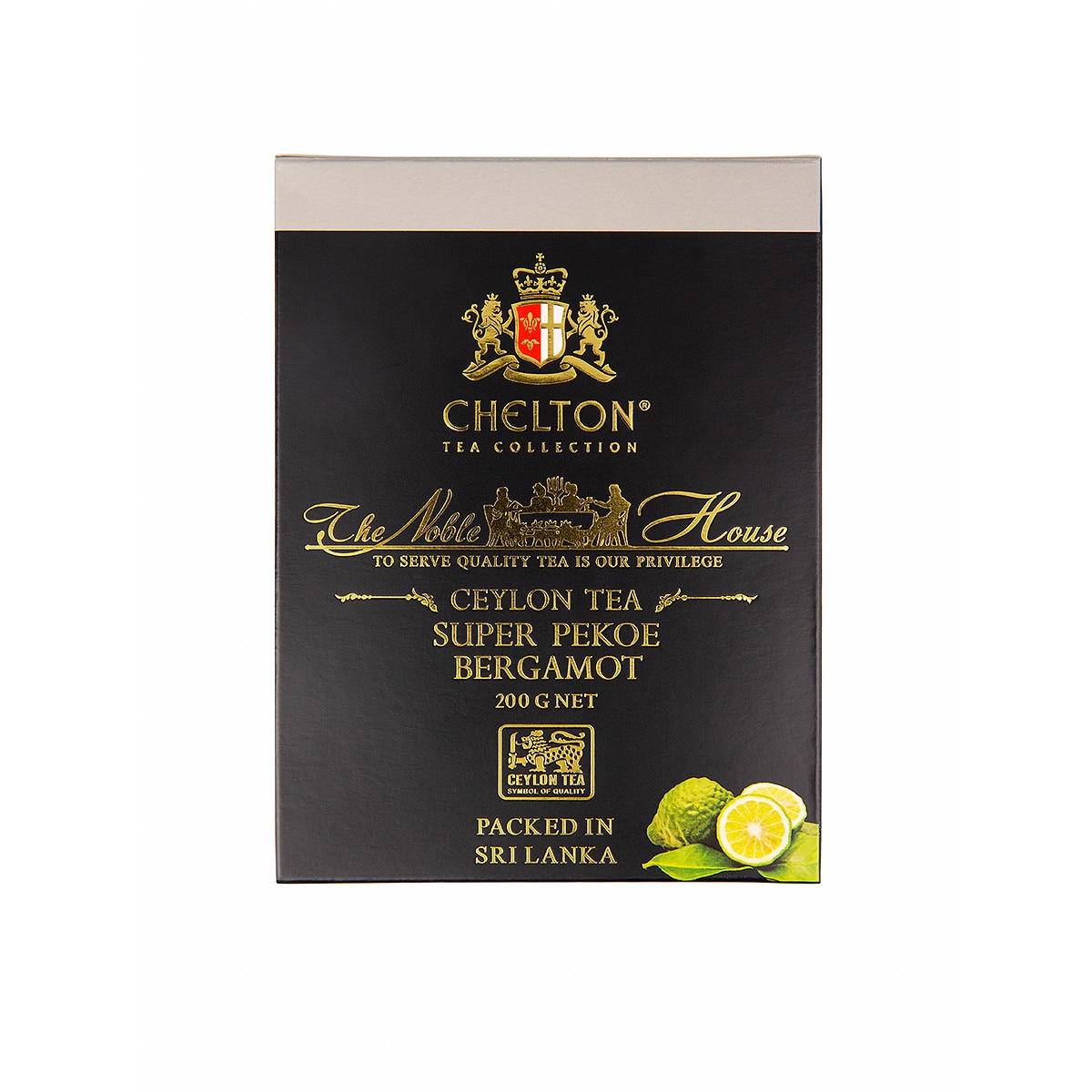 Черен чай Chelton Noble House Super Pekoe Bergamot, с аромат на ...