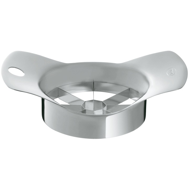 Feliator mere Rosle, 12743, 8 felii, potrivit si pentru pere, 16 x 10.5 cm, otel inoxidabil 18/10, feliere usoara, curatare usoara, inox