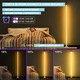 Lampa Lumina Ambientala, RGB Dinamic Curgator, 150cm inaltime, LED, App Smart Telefon, Senzor Muzical Pulse, Telecomanda, 16Milioane Culori, Alimentare USB