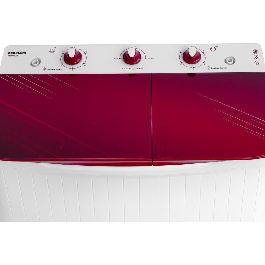 Masina de spalat rufe, Nobeltek 5kg spalare semiautomata