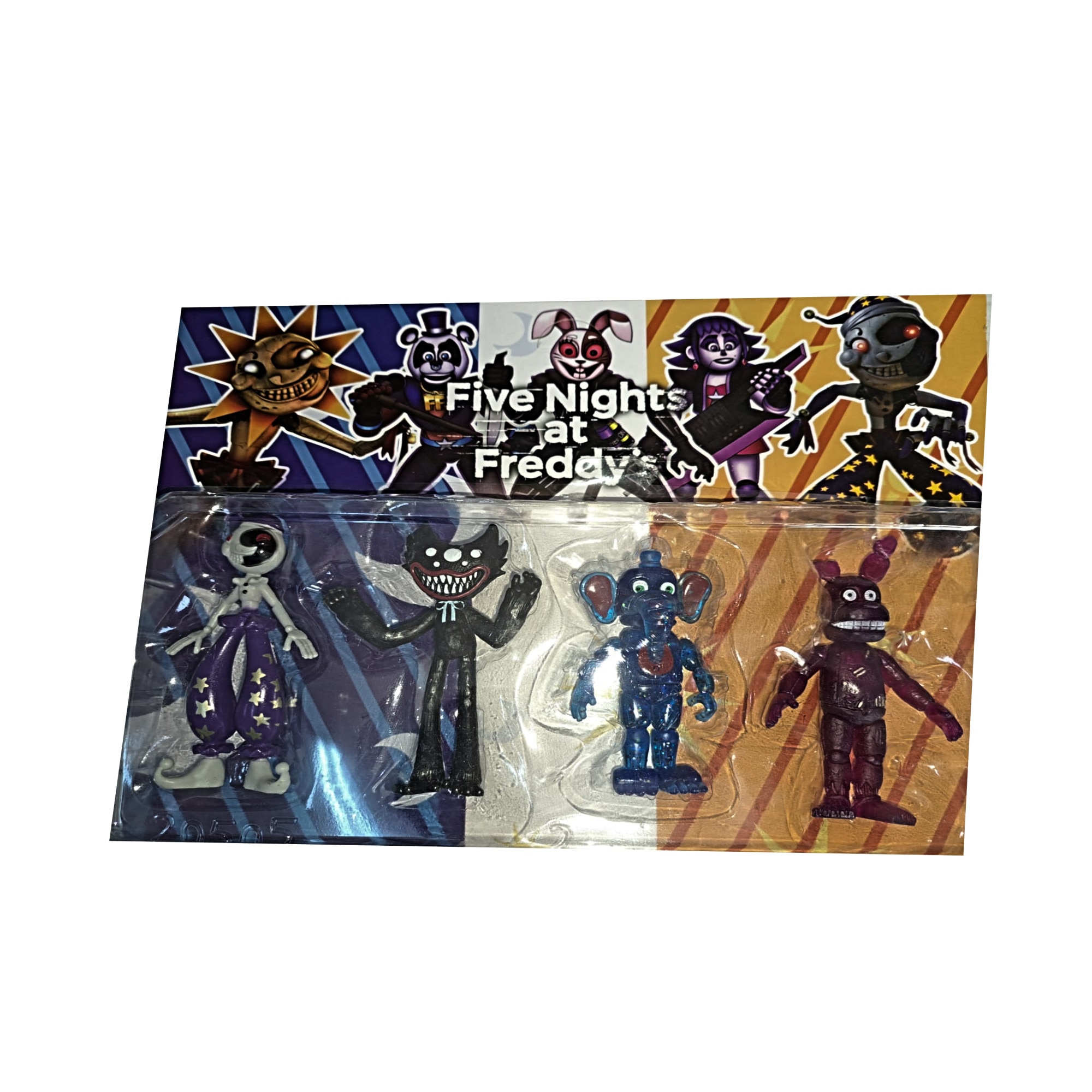 Set 3 jucarii, Five Nights at Freddy's, figurine cu articulatii in miscare,  multicolor 