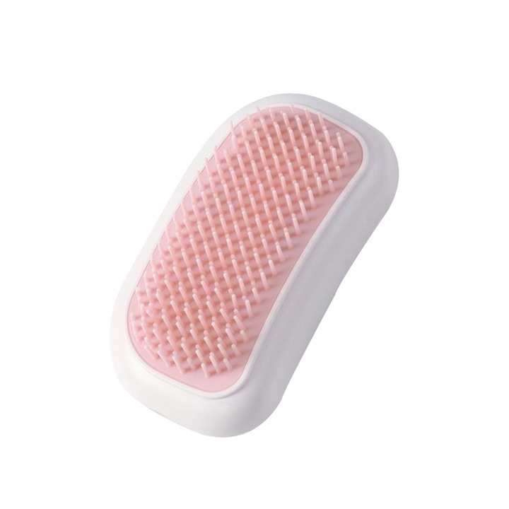 Aparat de Masaj electric pentru scalp, NAXSIR, functie masaj scalp, 1 viteze, 8000rpm, alb roz