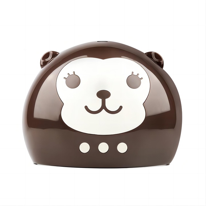 Lampa Profesionala UV POMAMZ 12 LEDS 36W Inductie Inteligenta, Iluminare 360°, fara baza Pentru Pedichiura, Uscare Unghii, maro