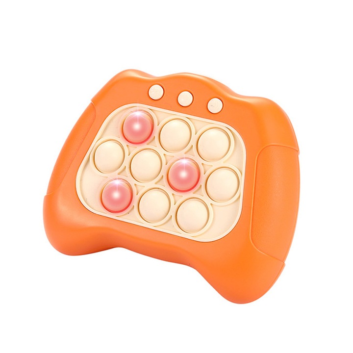 Игрални конзоли Quickly push, VIELLAN, Pop the target, 13x5.8x10 см, оранжев