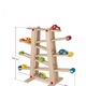 Circuit cu bile si masinute XXL, din lemn, 7Toys