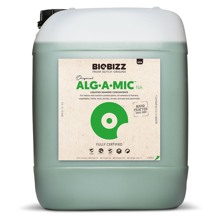 Biostimulator organic din alge Biobizz Alg-A-Mic 10 L