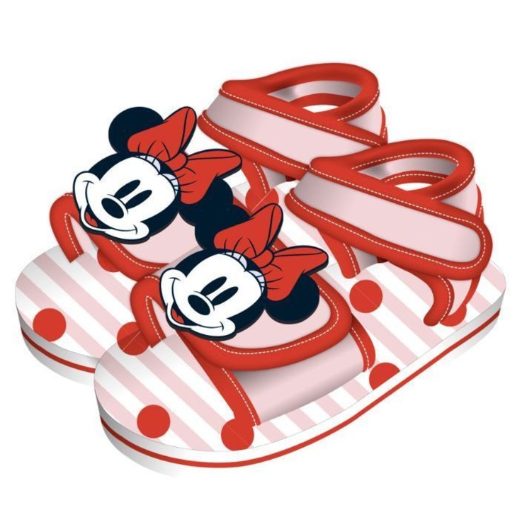 Sandale fete Minnie Mouse Love 17044, Roz
