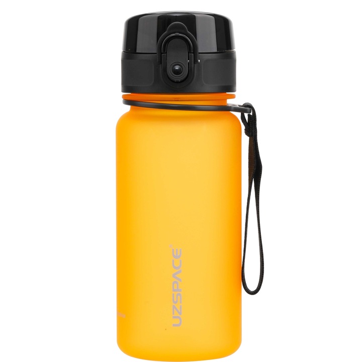 Бутилка за вода, UZSPACE, Colorful Frosted, 350 ml, Dynamic Orange