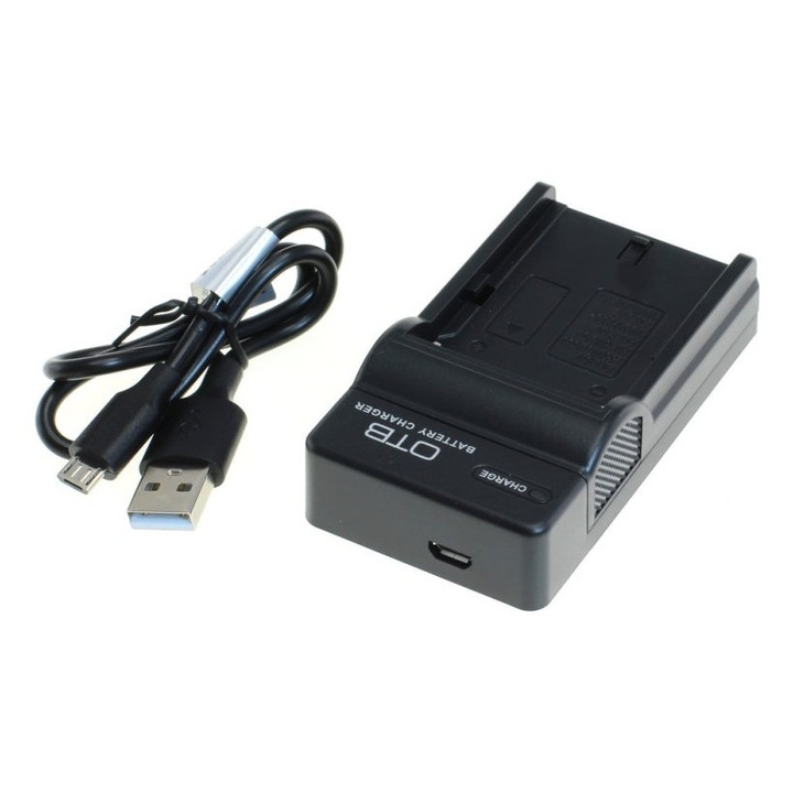 Incarcator de baterii OTB DC-K compatibila cu Sony FM50 / FM55H / F550 / Panasonic VBD1 / JVC V607pa