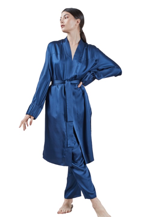 Kimono Silk XS-L, Albastru