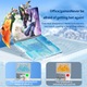 Cooler pentru laptop, Aliaj de aluminiu, Reglabil, Portabil, Argintiu deschis