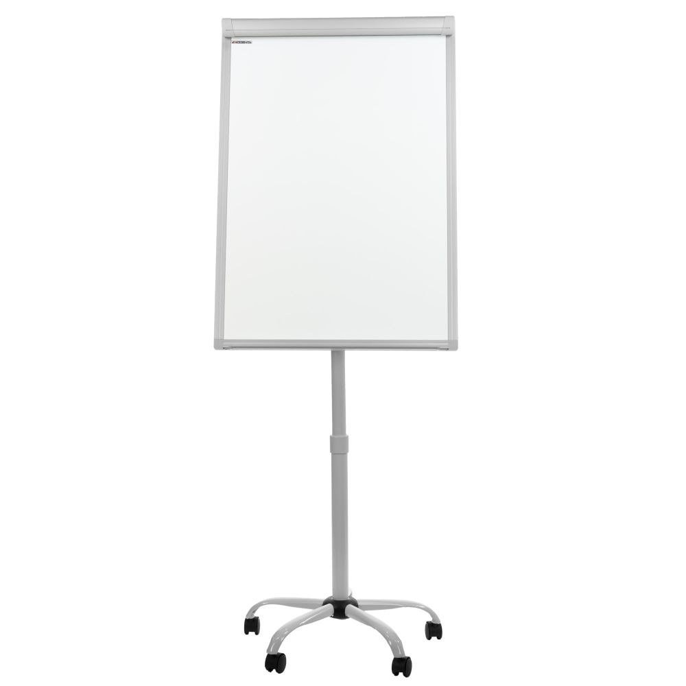 Flipchart mobil, ACCENTA, 70x100 cm, inaltime ajustabila, clema prindere hartie