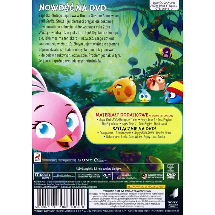 Angry Birds Stella [DVD]