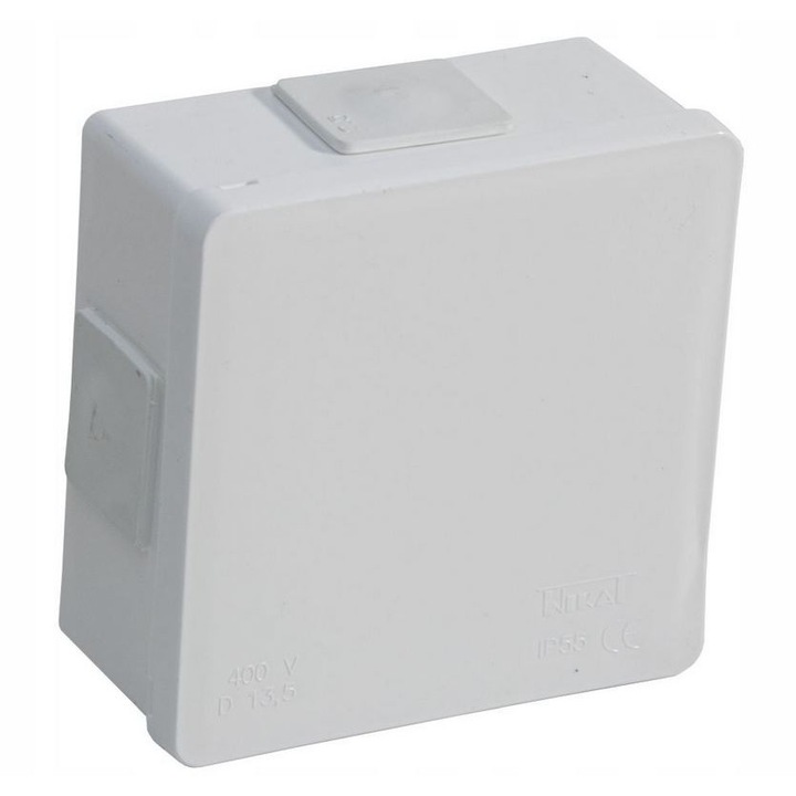 Cutie de jonctiune, Viplast, 86 x 86 x 40, IP55, Alb