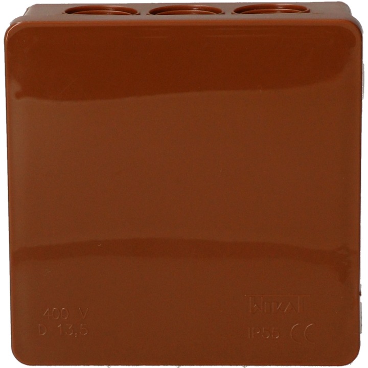 Cutie de jonctiune, Viplast, Maro, 80x80x32