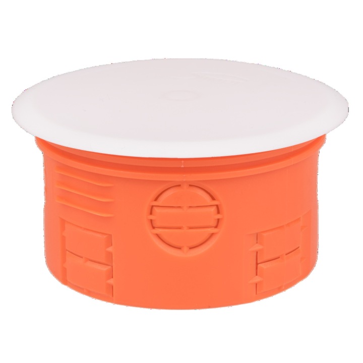 Cutie priza, Simet, 88mm, 4805mm, pomaranj, cu capac