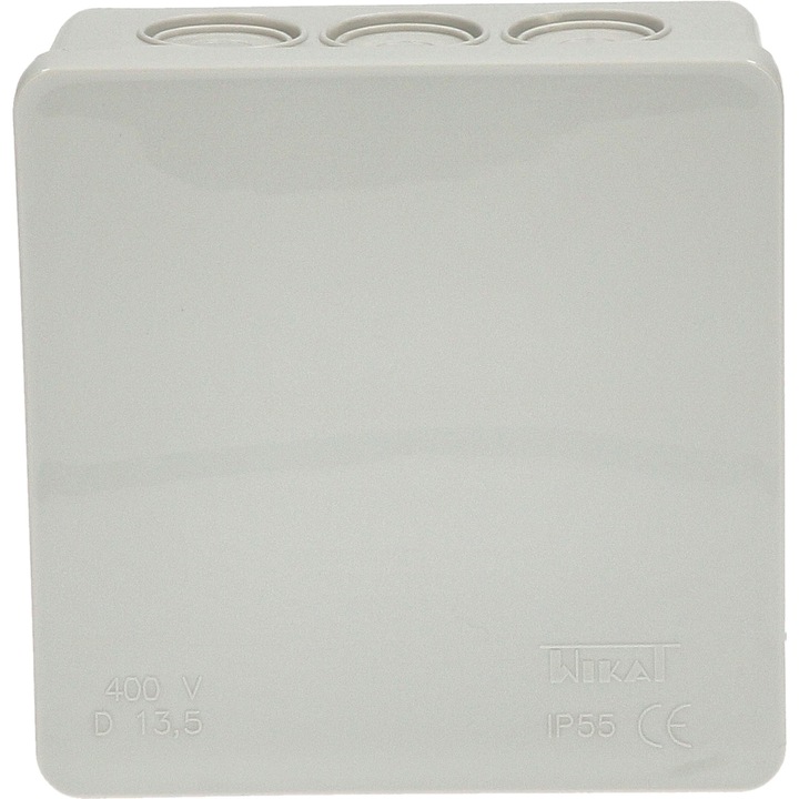 Cutie de jonctiune, Viplas, Plastic, 80x80x32 mm, Gri