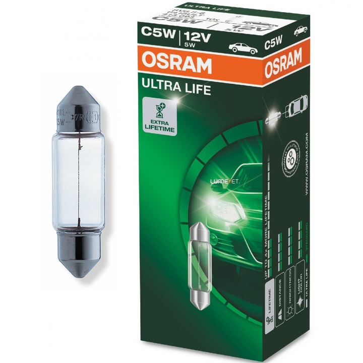 Dedeman Bec auto Osram H7 Ultra Life BL1 , PX26D, 55 W, 12 V - Dedicat  planurilor tale
