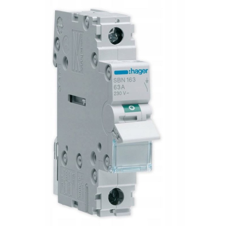 Separator intrerupator principal, Hager, 63 A