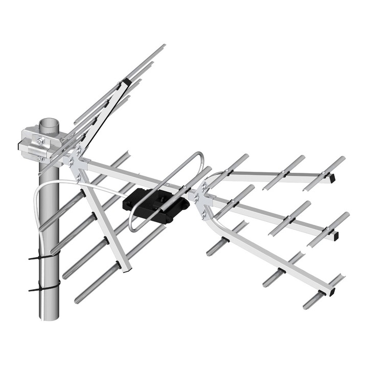 ТВ антена DIPOL, мини, 17 Tri-Digit MINI, 14 dBi, 620x390x340mm, UHF, 470-694 MHz