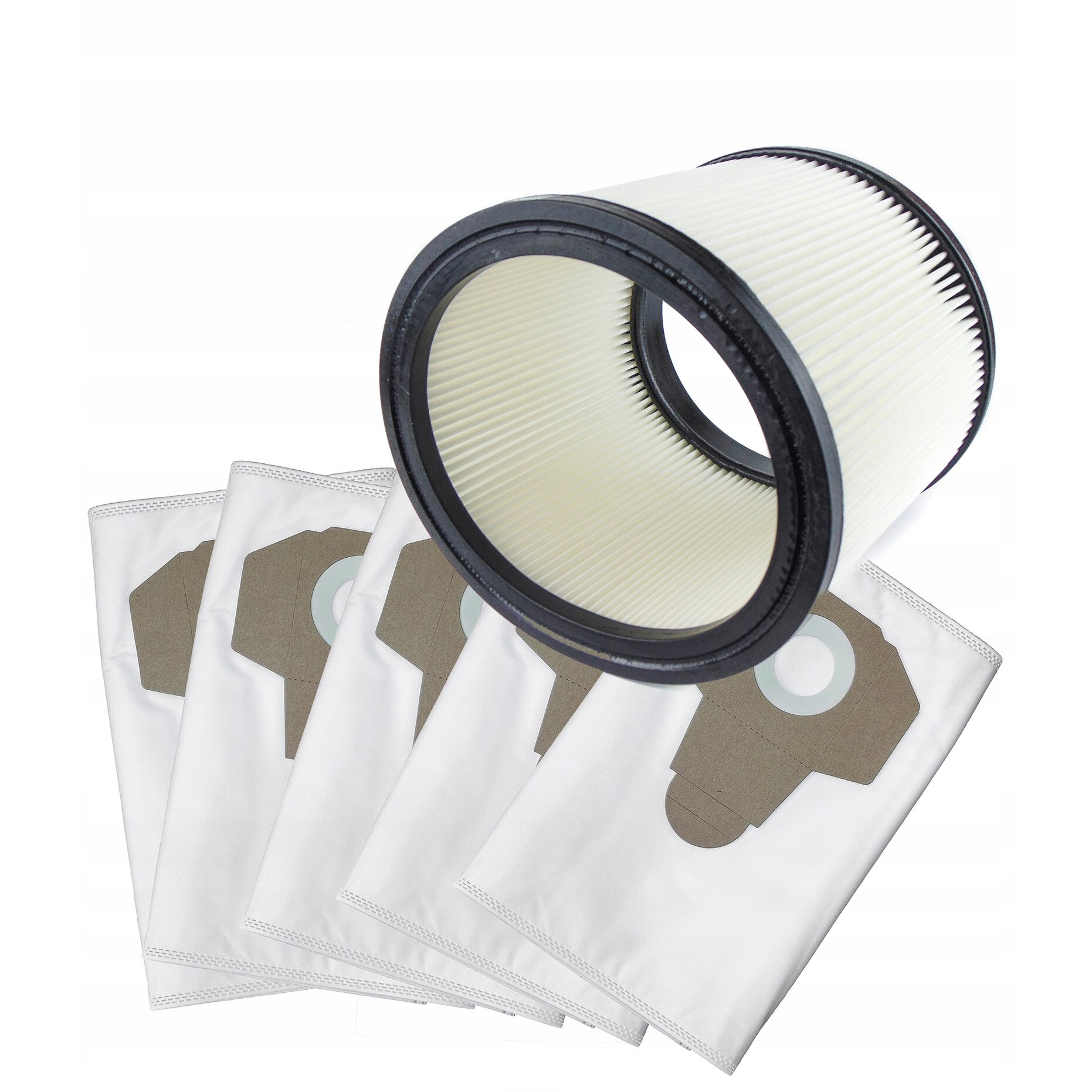 10 Vacuum Cleaner Bags For Parkside PNTS 1400 C1 – 12L Capacity, Paper, Kallefornia K185