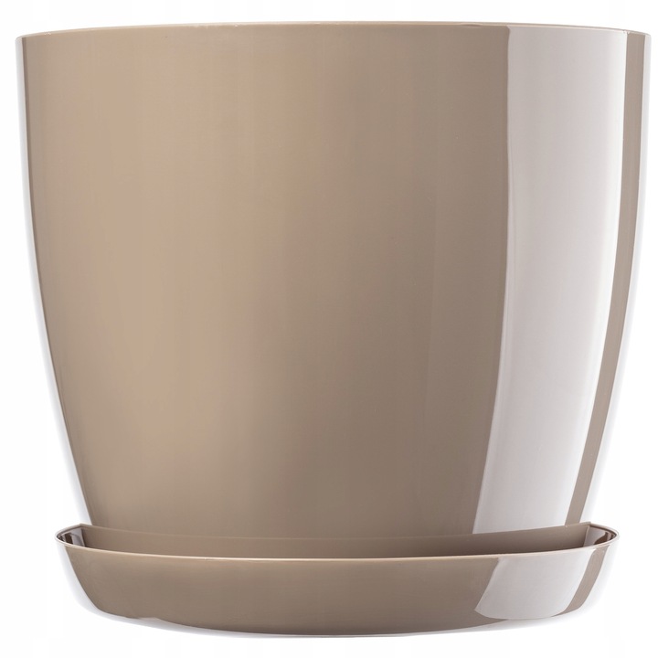 Ghiveci de flori KADAX Agen cu baza 20 cm, bej