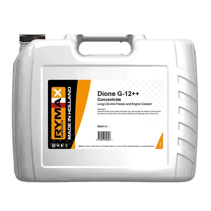 Антифриз RYMAX, Dione G-12++ 50/50 готов за употреба, 20 литра