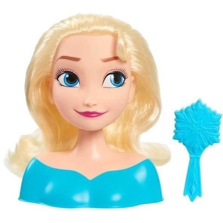 Papusa pentru coafat, Frozen Princess Elsa, Styling Head, 20 cm