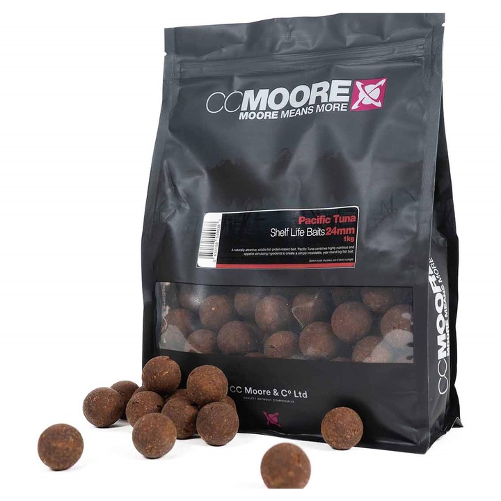Bojlis Proteine Carlig, Cc Moore, Csendes-óceáni tonhal, 24 mm 1 kg