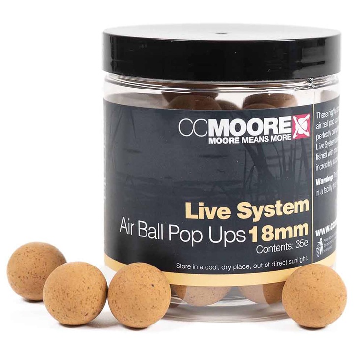 Pop up Boilies, Cc Moore, Air Ball, Live System, 18 mm