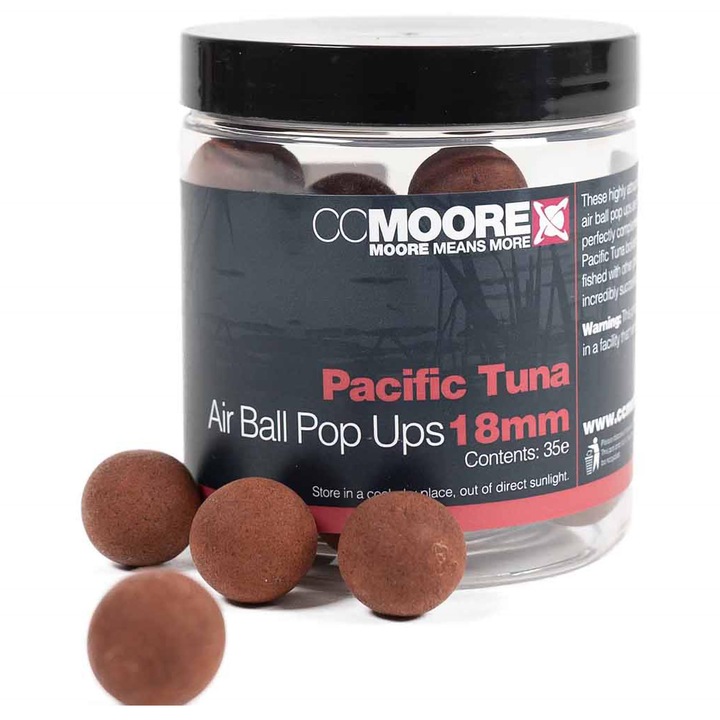 Pop up Boilies, Cc Moore, Air Ball, Pacific Tuna, 18 mm