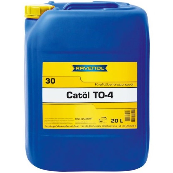 RAVENOL CATOEL TO-4 30 mezőgazdasági haszongépjármű-hajtóműolaj, 20 literes kiszerelés
