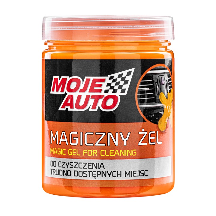Slime Gel pentru curatat spatii greu accesibile, Moje Auto, interior auto, tastaturi, telefoane, 200g